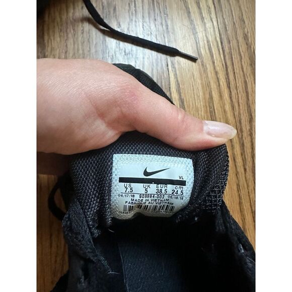 Nike Womens Downshifter 8 Running Shoes Black 908994-002 Size 7.5 Like New - Picture 4 of 5